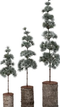 Intratuin mini kunstkerstboom Lohko op houten voet D 14 H 45 cm