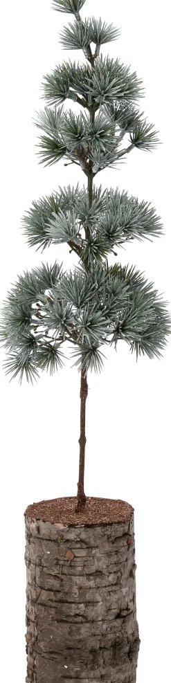 Intratuin mini kunstkerstboom Lohko op houten voet D 14 H 60 cm