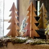 Intratuin mini kunstkerstboom Kraft besneeuwd in pot D 12 H 23 cm