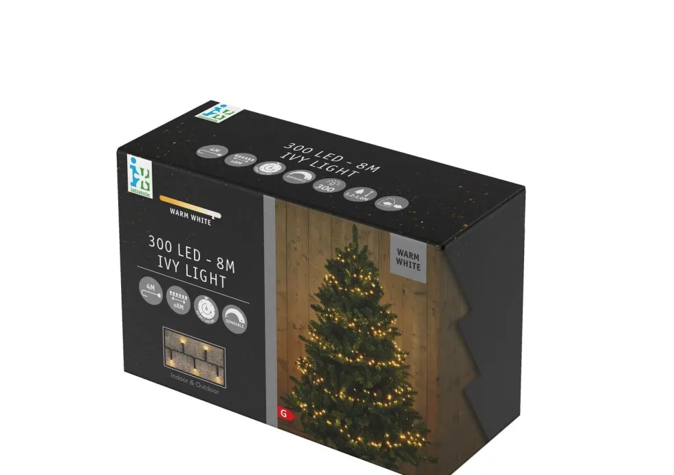 Intratuin miniverlichting Ivy Light met 300 lampjes warm white 8 m