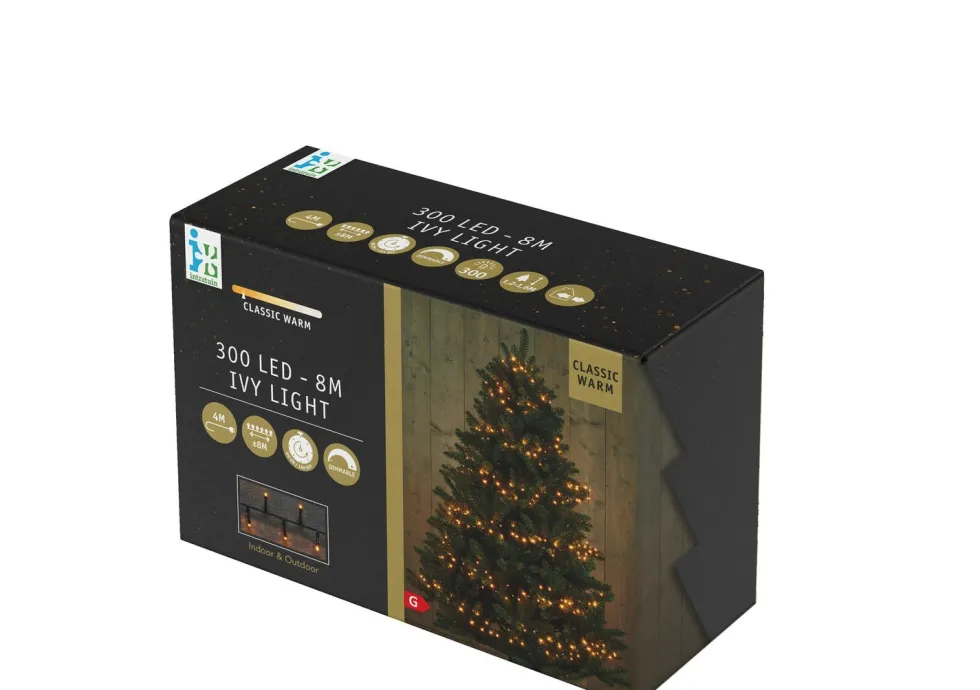 Intratuin miniverlichting Ivy Light met 300 lampjes classic warm 8 m