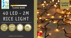 Intratuin miniverlichting met 40 lampjes classic warm 2 m