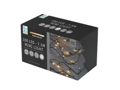 Intratuin miniverlichting met 100 lampjes warm white 7,5 m