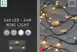 Intratuin miniverlichting met 240 lampjes warm white 24 m