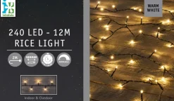 Intratuin miniverlichting met 240 LED lampjes warm white 12 m