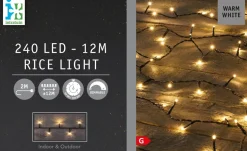 Intratuin miniverlichting met 240 LED lampjes warm white 12 m