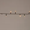 Intratuin miniverlichting zwart met 80 lampjes classic warm 4 m