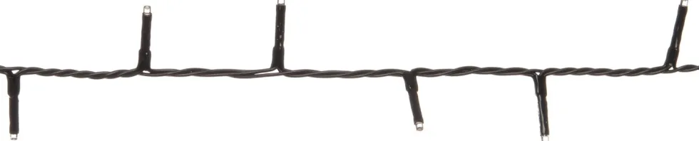 Intratuin miniverlichting zwart met 80 lampjes classic warm 4 m