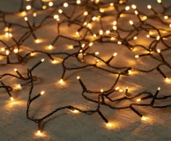 Intratuin miniverlichting zwart met 360 lampjes classic warm 18 m