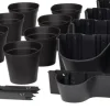 Intratuin muur bloempot Cascade antraciet 67 x 17,7 x 57 cm