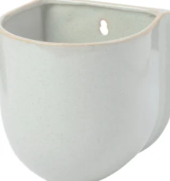 Intratuin muur bloempot Luanne wit 14 x 13,5 x 16 cm
