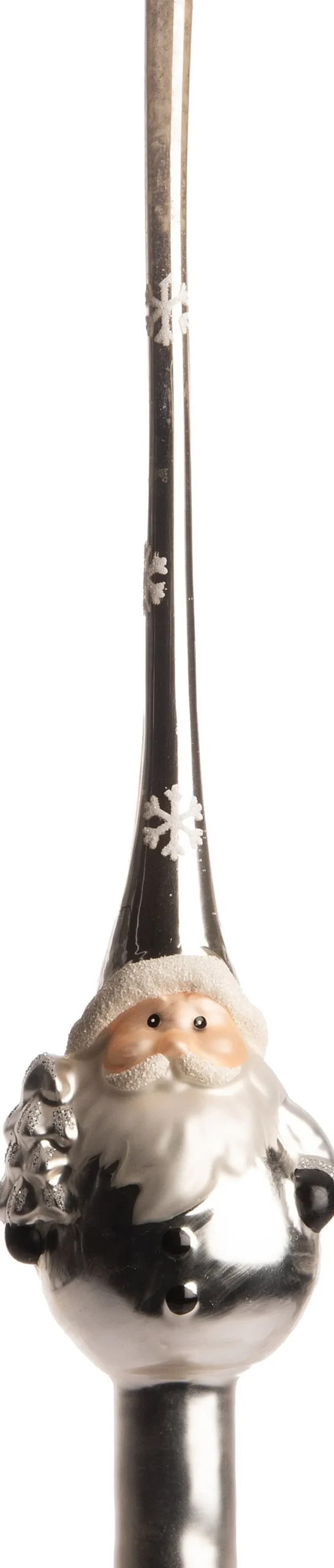 Intratuin piek kerstman Carola zilver D 5,5 H 26 cm