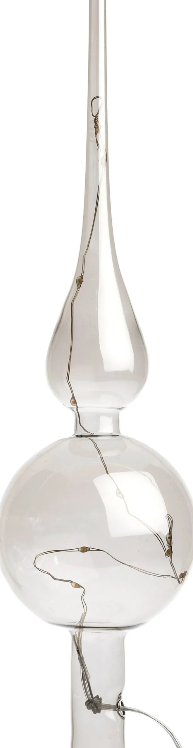 Intratuin piek Pila transparant met verlichting D 8 H 31 cm