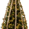 Intratuin piek Plini lint beige met verlichting 26 x 18 x 238 cm