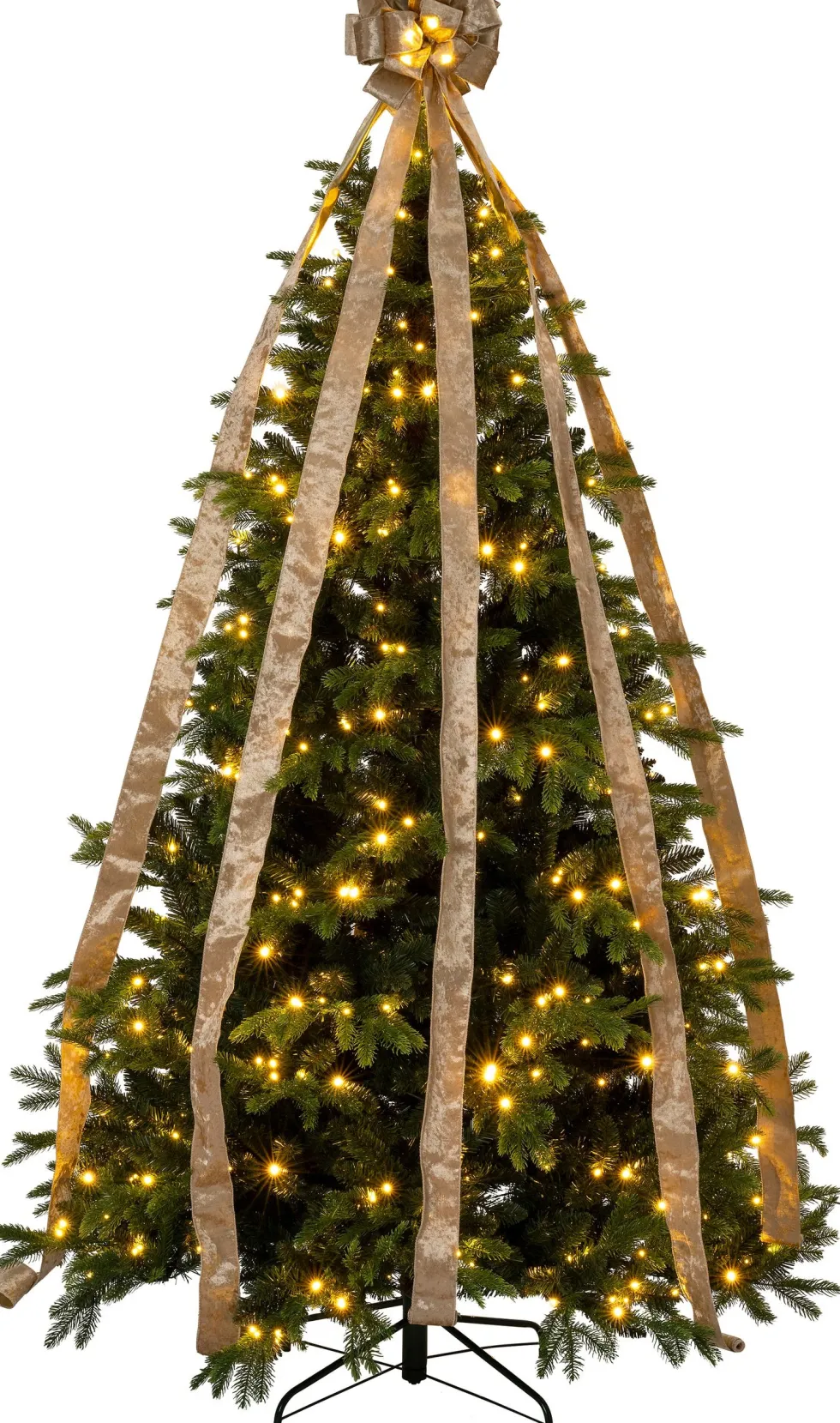 Intratuin piek Plini lint beige met verlichting 26 x 18 x 238 cm
