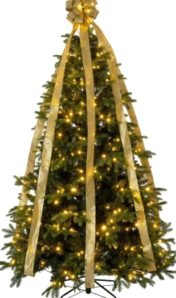 Intratuin piek Plini lint goud met verlichting 26 x 18 x 238 cm
