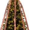 Intratuin piek Plini lint rood / wit met verlichting 26 x 18 x 238 cm