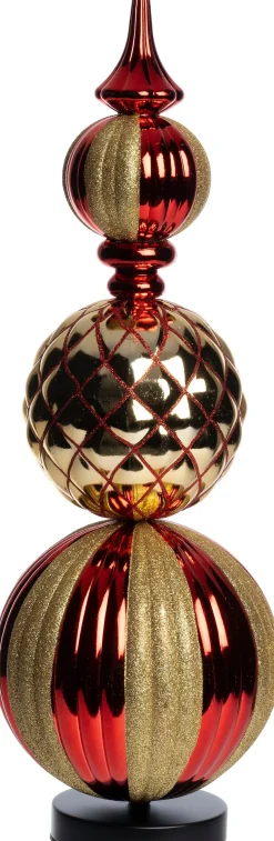 Intratuin piek Topia rood / goud D 20 H 58 cm