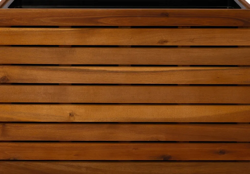 Intratuin plantenbak Acacia naturel 62 x 22 x 41 cm