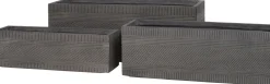 Intratuin plantenbak Jakob grijs 75 x 27,5 x 28,5 cm