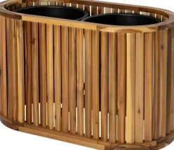Intratuin plantenbak Lattes naturel 80 x 40 x 50 cm