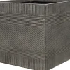 Intratuin plantenbak Lijnen grijs 44 x 44 x 43 cm