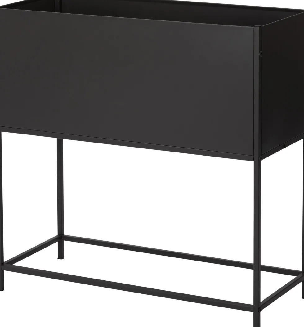 Intratuin plantenbak op voet Varda grijs 70 x 30 x 70 cm