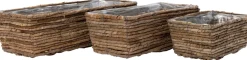 Intratuin plantenmand Addie naturel 25,5 x 16 x 10 cm