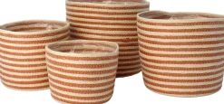 Intratuin plantenmand Elias naturel / oranje D 25 H 20 cm