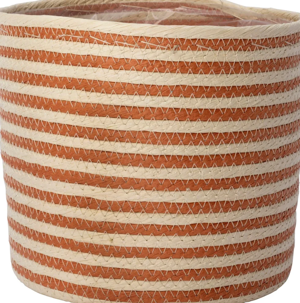 Intratuin plantenmand Elias naturel / oranje D 25 H 20 cm