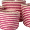 Intratuin plantenmand Elias naturel / roze D 25 H 20 cm