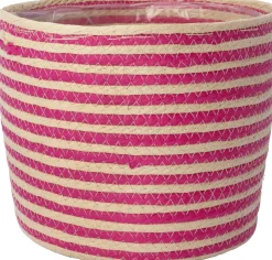 Intratuin plantenmand Elias naturel / roze D 25 H 20 cm
