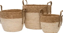 Intratuin plantenmand Jimmy bruin / naturel D 38 H 33 cm