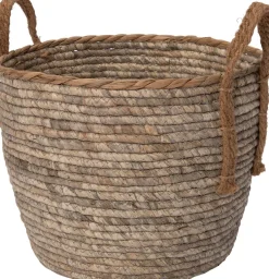 Intratuin plantenmand Maja grijs / naturelD 35 H 30 cm