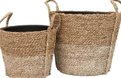 Intratuin plantenmand Micha naturel / wit D 39 H 33 cm