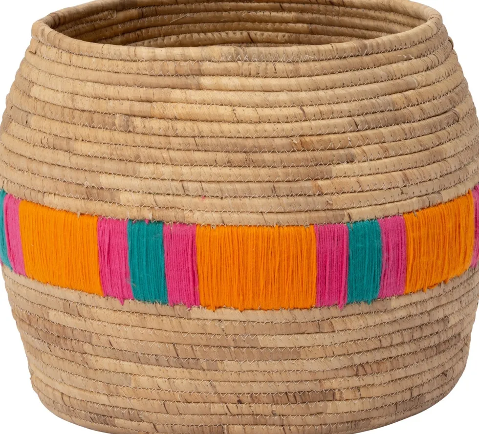 Intratuin plantenmand Moya naturel / oranje D 43 H 35 cm