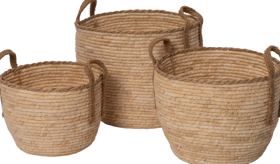 Intratuin plantenmand Nine naturel D 35 H 30 cm