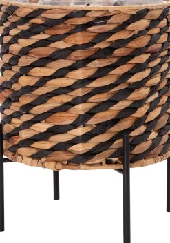 Intratuin plantenmand op poten Amani naturel D 34 H 33 cm