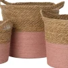 Intratuin plantenmand Rocky naturel / roze D 33 H 31 cm
