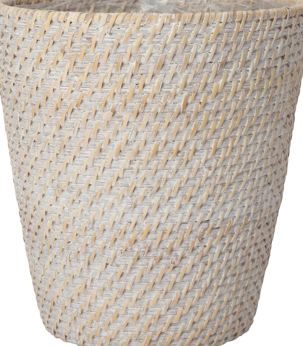Intratuin plantenmand Sepp whitewash naturel D 20 H 19 cm