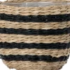 Intratuin plantenmand Yke naturel / zwart D 17 H 13 cm