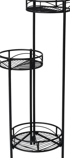 Intratuin plantenrek Tjibbe zwart 30 x 59 x 89 cm