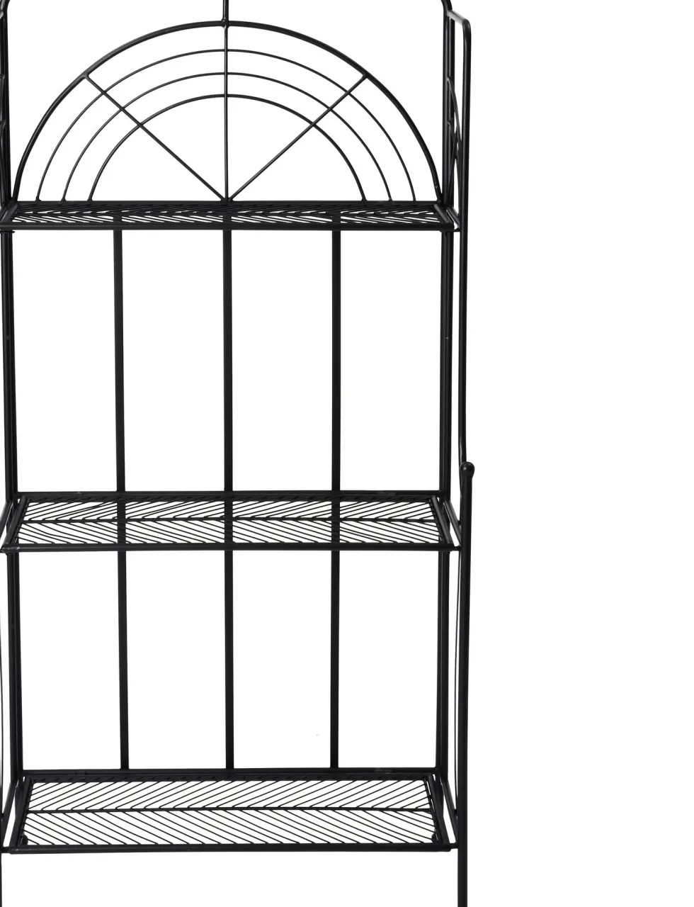 Intratuin plantenrek Tjibbe zwart 60 x 27,5 x 120 cm