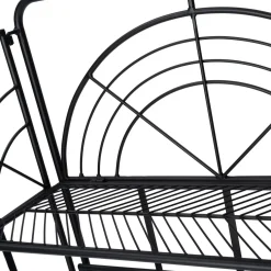 Intratuin plantenrek Tjibbe zwart 60 x 27,5 x 120 cm