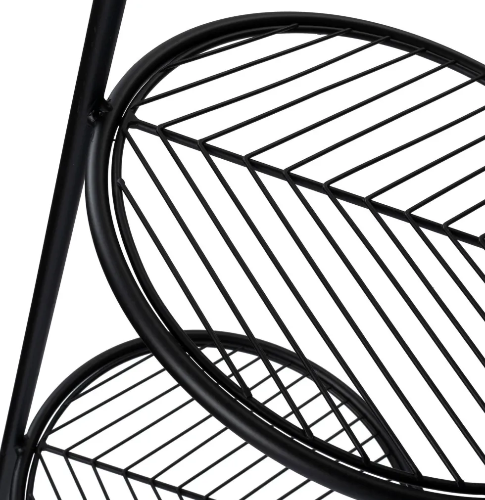 Intratuin plantenrek Tjibbe zwart 60 x 30 x 91 cm