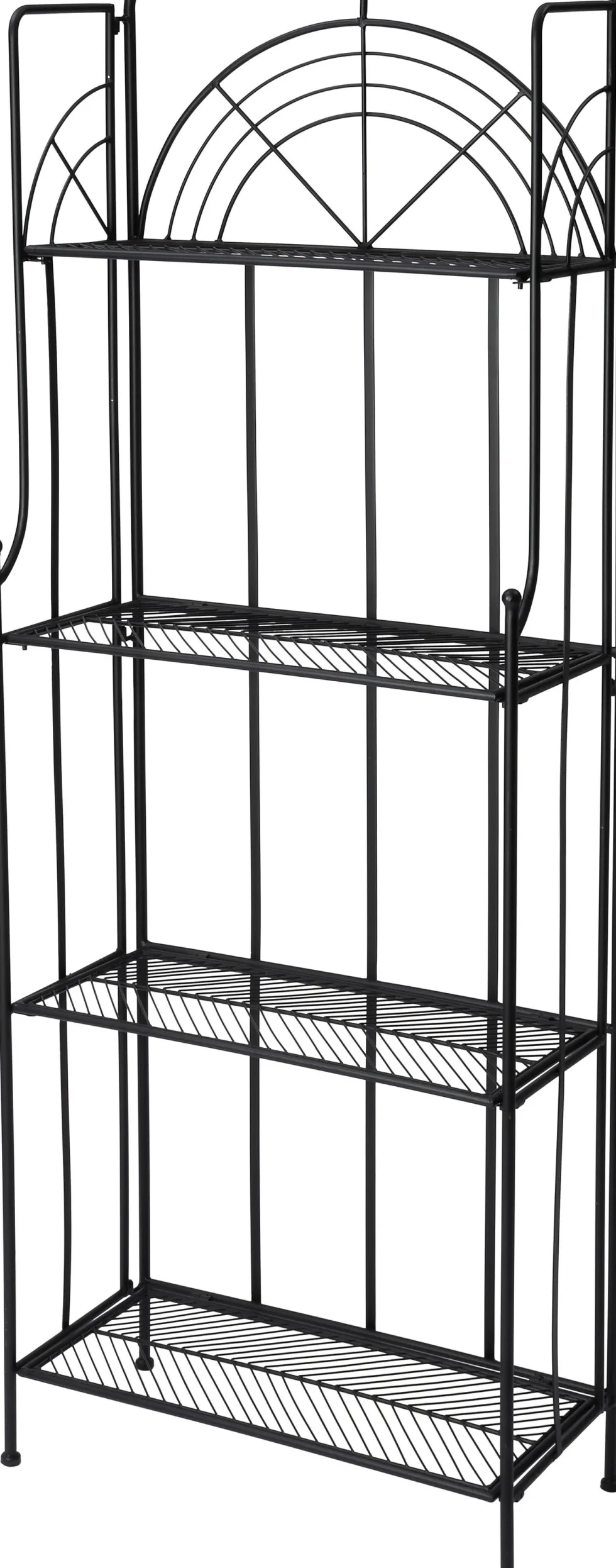 Intratuin plantenrek Tjibbe zwart 60 x 27,5 x 160 cm