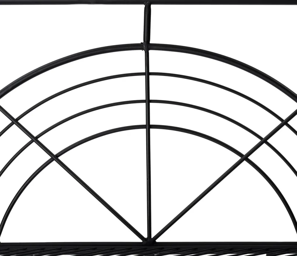 Intratuin plantenrek Tjibbe zwart 60 x 27,5 x 160 cm