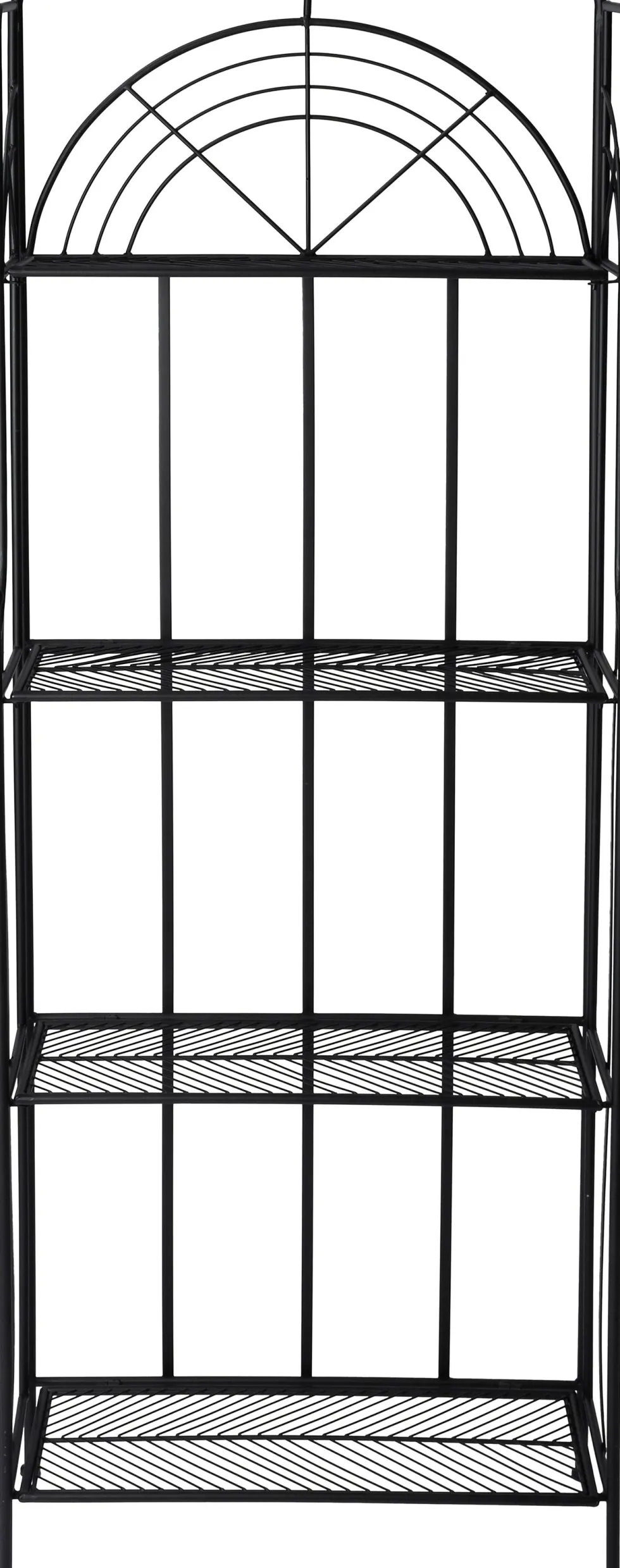 Intratuin plantenrek Tjibbe zwart 60 x 27,5 x 160 cm