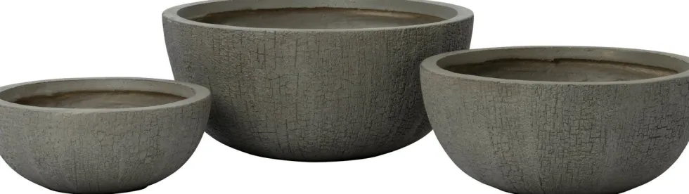 Intratuin plantenschaal Tom grijs D 36,5 H 16 cm