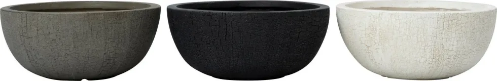 Intratuin plantenschaal Tom zwart D 29 H 12 cm